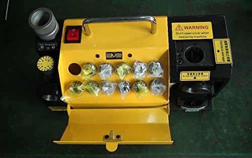 GOWE prijenosna brusilica za bušenje, brusilica za oštricu, mali strojevi za oštrenje bita, precizni bušilica Ø3-13, žuta
