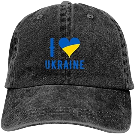Ukrajinska zastava bejzbol kapica kaubojski šešir podesivi retro šeširi za muškarce odrasle žene