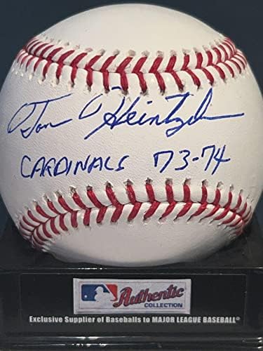Tom Heintzelman St. Louis Cardinals 1973-74 Potpisan OML bejzbol - Autografirani bejzbols