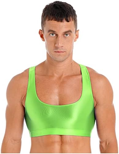 Yizyif muški sjajni racerback mišići mišićni vrhovi vrpca za vježbanje teretana Fitness trčanje atletske majice majice