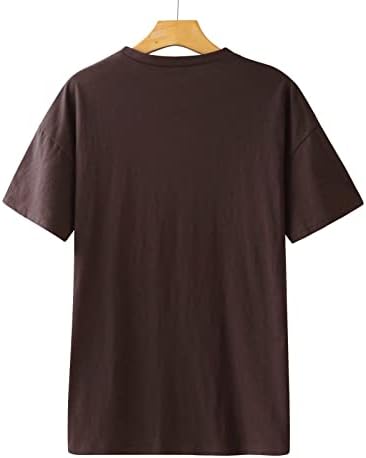 Ženska majica Ljetna jesen majica s kratkim rukavima Moderna Creveck Grafička ležerna bluza majica za žene E5 E5