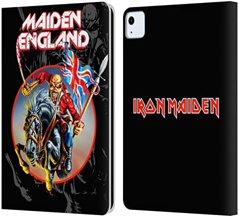 Dizajn glavnih slučajeva Službeno licencirano Iron Maiden England Tours kožna knjiga za novčanicu Kompatibilno s Apple iPad