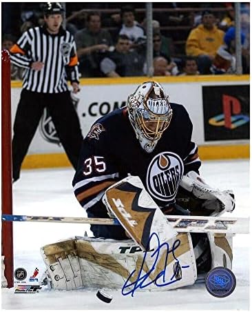 Dwayne Roloson potpisao Edmonton Oilers 8 x 10 Fotografija - 70560 E - Autografirane NHL fotografije