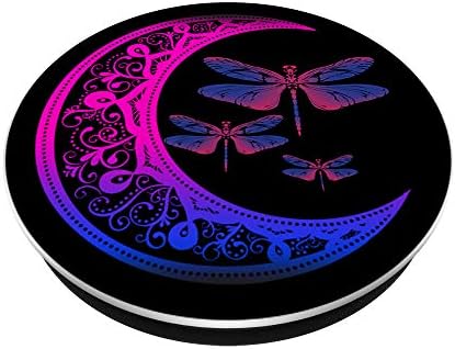 Duhovni flok mandala boho insect Night Moon Dragonfly Popsockets Popgrip: zamjenjiv prianjanje za telefoni i tablete