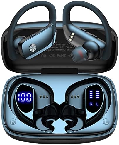 Bežični uši za Sony Xperia Pro Bluetooth slušalice 48 sati igraju se sportske slušalice s LED zaslonom prekomjernog pupova