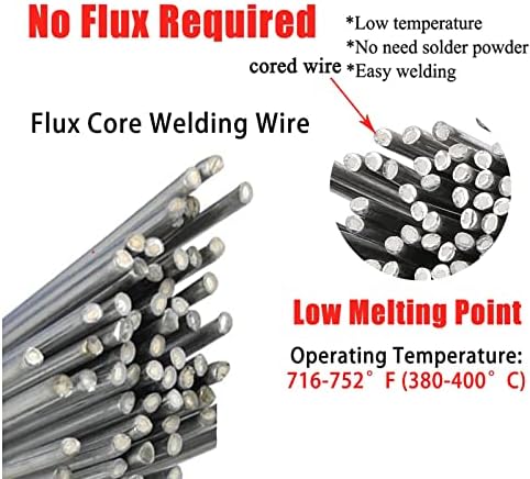 Xirujnfd metalna univerzalna žica zavarivanja 1,6mma, 1,6 mm/2 mm nije potreban tok, otopina zavarivača-kopane šipke, žica