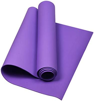 SUSHUN neklizajuća prostirka za jogu debljine 5 mm, pokrivač za izgradnju tijela, oprema za fitness u žutoj boji