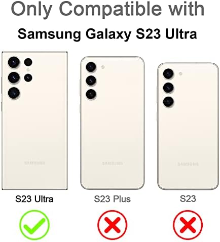 Bonoma za Samsung Galaxy S23 ultra 5g futrola [Podrška Magsafe] Ljubavni uzorak srca Magnetska oplata luksuzni elegantni