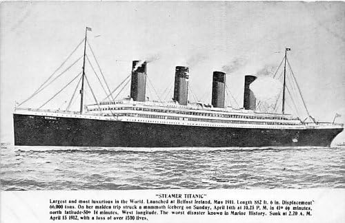 1500 života broda Titanic stare vintage razglednice razglednice