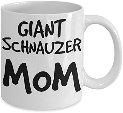 Giant Schnauzer mama šalica - bijela šalica kave od keramičkog čaja od 11oz - savršeno za putovanja i poklone