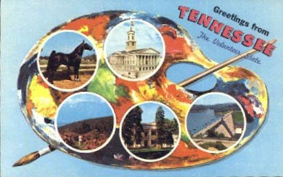 Pozdrav iz Tennessee razglednice