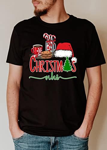 Majica za Badnjak, odgovarajuće božićne košulje za cijelu obitelj, veseli vrući kakao kolačići, šešir Djeda Mraza, božićni