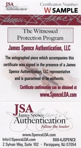 Hakeem Olajuwon & Clyde Drexler potpisali su košarkaški JSA svjedok NBA Silver serije - Košarka s autogramima