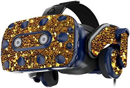 MogrySkins koža kompatibilna s HTC Vive Pro VR slušalicama - Zlatna zasljepljuju | Zaštitni, izdržljivi i jedinstveni poklopac