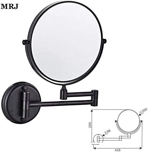 Zaahh zid montirano zrcalo od 6-inčnog dvostranog okretnog zidnog ogledala produženo savijanje kupaonice za brijanje kozmetičkog