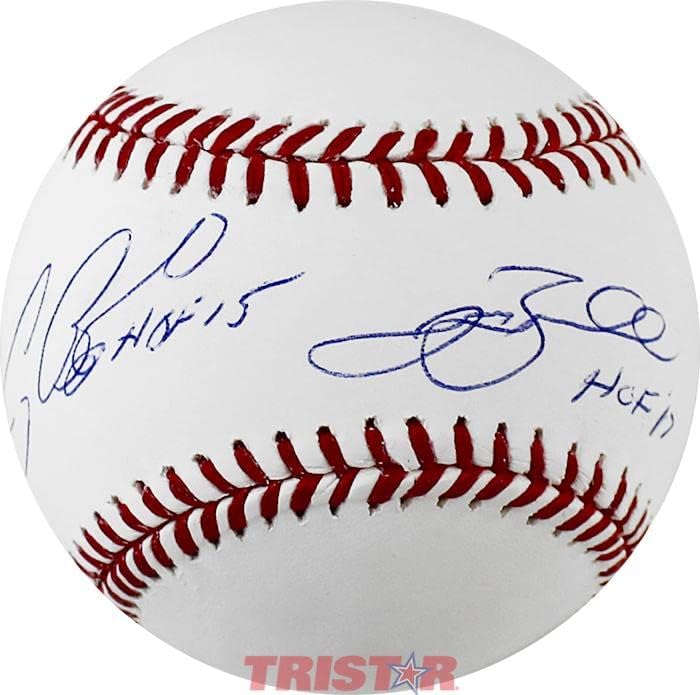Jeff Bagwell & Craig Biggio Autografirani Službeni bejzbol natpisani HOF - Autografirani bejzbols