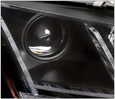 LED prednja svjetla s serijskim projektorom, crna s plavom bojom od 6,25, kompatibilna s izdanjem od 2008. do 2015. godine