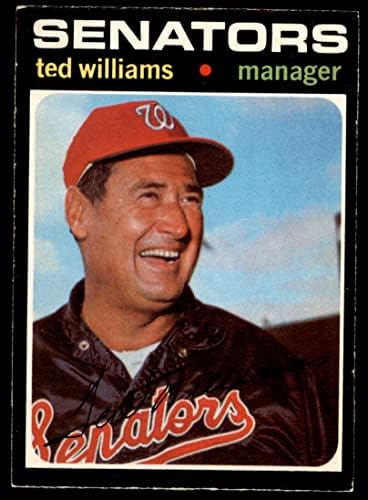 1971. o-pee-chee 380 Ted Williams Washington Senatori Ex/MT Senators