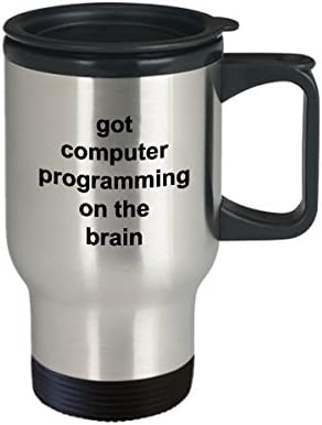 Računalni programer kave za putovanja šalica pokloni programiranje programiranja učitelja računala za muškarce