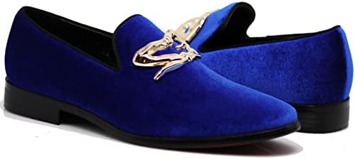 Enzo Romeo Plum05 muške haljine Loafers Elastic Slip On s modnim cipelama kopča