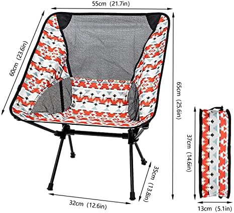 FourMor prijenosna preklopna kampova - Rockpacking Stolica s torbom za nošenje za kampiranje planinareći vrtlarstvo na plaži
