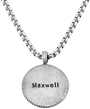 925 sterling srebro kompas gravirana Personalizirana Muška ogrlica - personalizirani ljetni poklon za muškarce, dečka, muža,