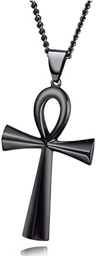 DevSlibr Memorijalni križni privjesak urne ogrlice za pepeo od nehrđajućeg čelika čuvanje verzije Ogrlice za molitvu Gospodara