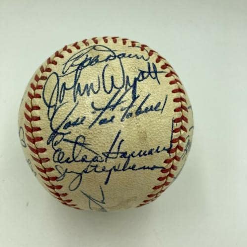 Lijepa ekipa Boston Red Sox iz 1968. godine potpisala je bejzbol Carl Yastrzemski JSA CoA - Autografirani bejzbol