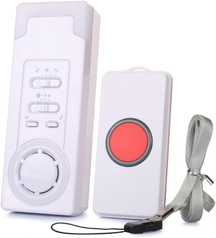 Bežični skrbnik Smart osobni dojavljivač sustava za hitnu pomoć Alarm Alarm Gumb Doorbell Medicinska sestra -500+ft Radni
