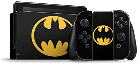 Skin Declal Gaming Skin Kompatibilno s paketom Nintendo Switch - Službeno licencirani Warner Bros Batman Logo Design