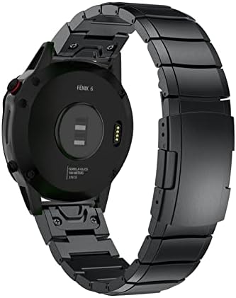 Wikuna Watchband remen za Garmin Fenix ​​7 7x 7s 6 6x Pro 5 5xplus 3hr Brzo izdanje nehrđajućeg čelika Watch Easyfit 26 22