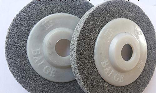 Anncus 10pcs 100 mm 4 '' Okrugli najlonkon kut kotača kotača za poliranje jastučića za poliranje kotača Veličina poljske