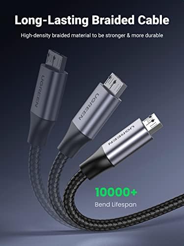 Kabel UGREEN Micro USB 3.0 kabel USB 3.0 A-Micro B od najlona оплеткой za vanjski tvrdi disk kompatibilan sa Samsung Galaxy