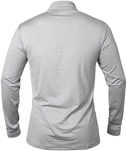 Mansdour muški brzo suho aktivni sportski košulje Quarter zip dugi rukav trčanje pulover vrhovi na otvorenom duksericom