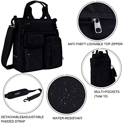 AMJ Business Crossbody Sling Messenger torbica torbica, casual daypack ramena ruksaka muškaraca, koš za prsta za pješačenje