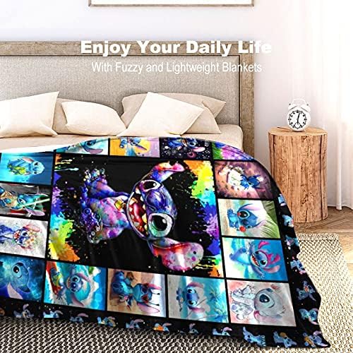 Anime pokrivač ultra mekanih flanelnih pokrivača prikladnih za djecu i odrasle dekor doma manga kauč dnevni boravak cijele