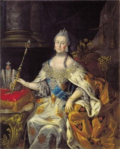 Otisci razgovora Catherine Velika sjajna plakata slika fotografija II Ruska carica kraljica zid