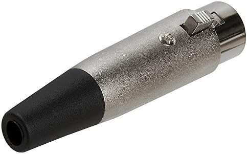 3P XLR Ženski konektor mikrofona - srebro, 50 pakiranja