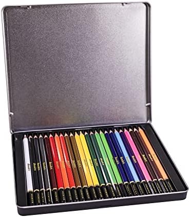 Rose Art Premium 24CT meka jezgra akvarelne olovke - Umjetničke potrepštine za crtanje, skiciranje, bojanje odraslih u dizajnerskom