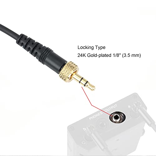 HENGYONGTA LOCKING 1/8 do 3-pin XLR-a za zamjenu ženskog mikrofona Audio kabel za Saramonic Lavmic, UWMIC9, VMiclink5, UWMIC10,