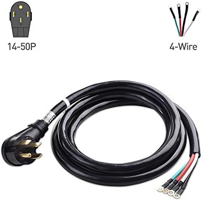 Kabel je važan od 4 progona do 4 kabela u rasponu od žice 10 ft, teški 6/8 awg 50 amp kabel