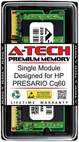 A-TECH 2GB RAM-a za HP Presario CQ60 | DDR2 800MHz SODIMM PC2-6400 200-pin modul za nadogradnju memorije bez ECC-a