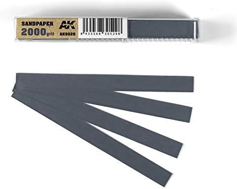 AK -interaktivni mokri brusni papir 2000 grit x 50 jedinica 9028 - Boje i alate za izgradnju modela 9028