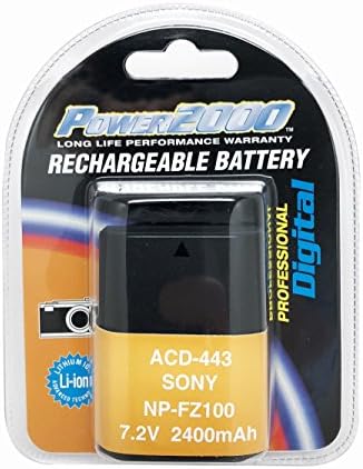 Power2000 ACD-443 NP-FZ100 punjiva baterija za Sony Alpha A7 III, A7R III, A9 Digitalne kamere