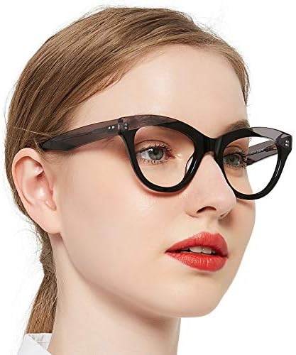 Wemootanti koji čitaju naočale za žene 2.5 Plava svjetlost Blokirajući čitač mačjih očiju za naočale za lady za naočale za