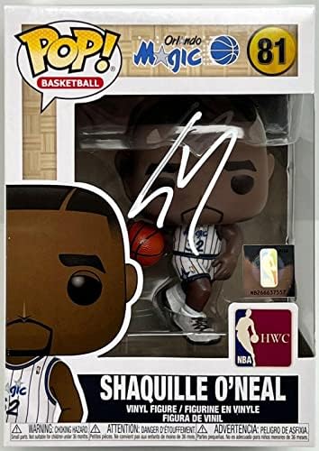 Shaquille O'Neal potpisala je tvrdo drvo klasike Funko pop 81 PSA - Autografirane NBA figurice