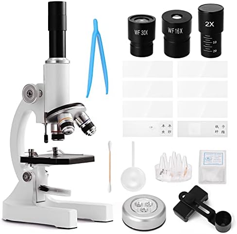 Optički mikroskop od 64 do 2400 do MONOKULAR za djecu osnovne škole znanstveni eksperimentalni mikroskop za podučavanje biologije
