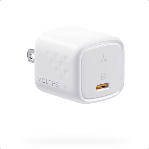 Punjač VOLTME USB C snage 30 W, ac adapter za napajanje USB-C, strujni punjač Mini Type C, brzo punjenje PD3.0 PPS za iPhone