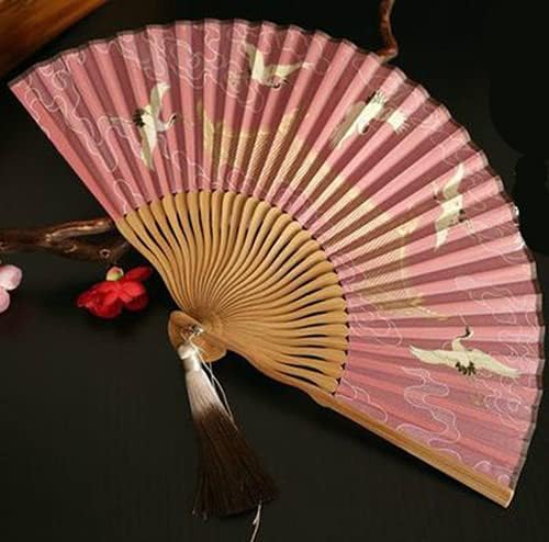 Paynan dizalica uzorka preklopni ventilator kineski vintage sklopivi bambusovi ventilator žene vjenčane ruke ventilator