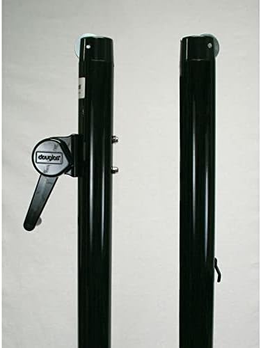 Pickleball stupovi od 2-7 / 8 inča s vanjskim promjerom od 36 inča iznad tla i okruglim pocinčanim čahurama uključeni su